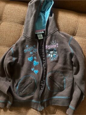 BobbyBrown Hoodie (Frayed thread/broken zipper shown in photos)